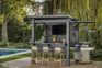 Bar Grill Gazebo Signature 247x200x238 cm  - Marrón
