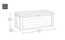 Buy Eastwood 570-Litre Deck Box in Brown - Keter Canada