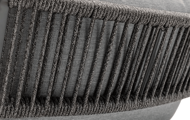 ספת רביצה מרקש + 2 שולחנות צד  - אפור גרפיט