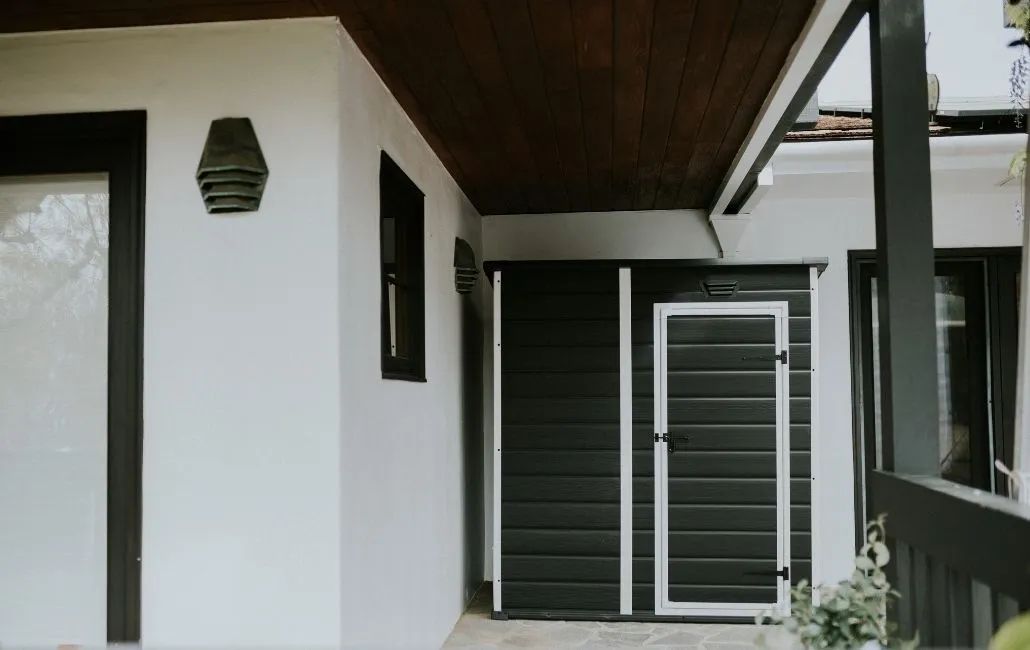 Essential Storage Shed - 6x4 Storage Shed Black - Keter Canada