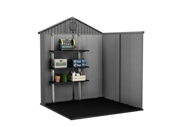 Darwin 6x6 Gartenhaus - Grau