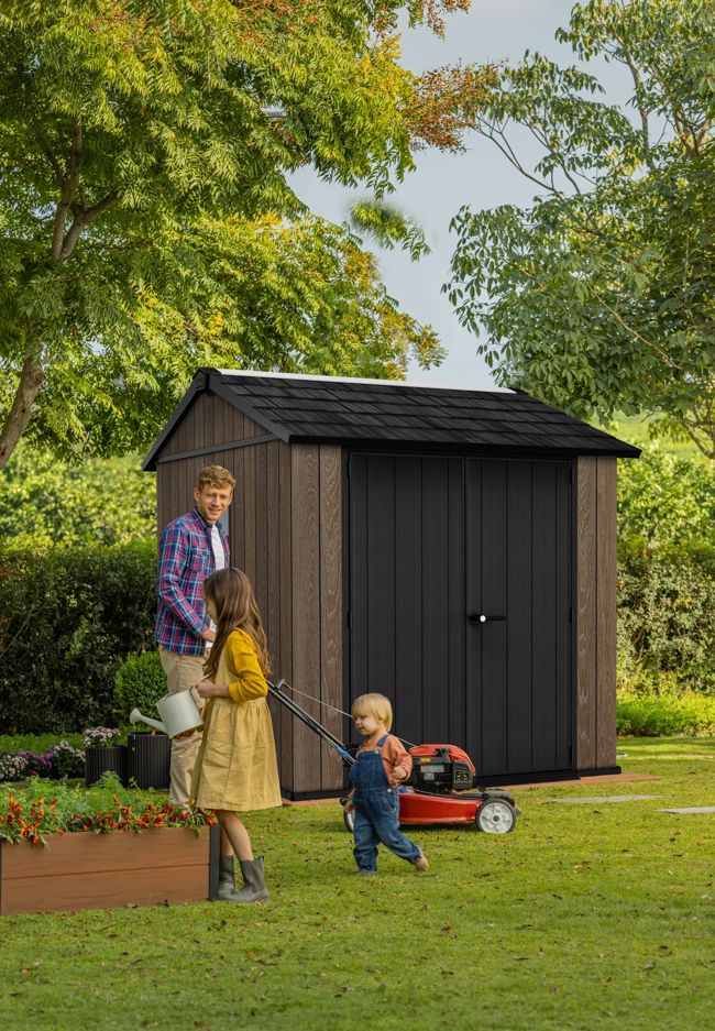 Caseta de exterior Signature Apex 757/775 230X224X246 cm y 4,4m2
 - Marrón