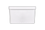 Infinity Dots Opbergbox 17L - Wit