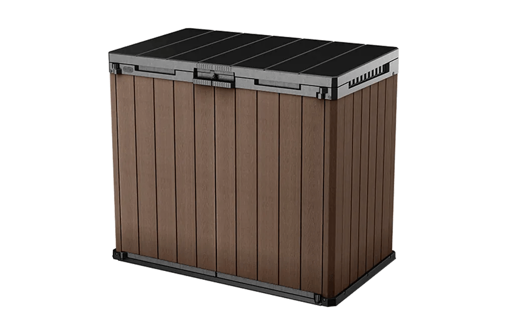 Cobertizo de exterior SIO Darwin - 141x82x120 cm y 1150L - Marrón