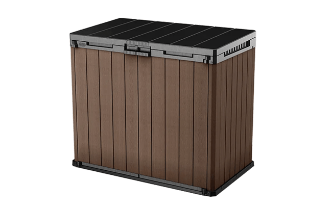 Cobertizo de exterior SIO Darwin - 141x82x120 cm y 1150L - Marrón