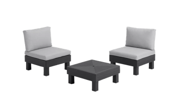 Elements Balcony Set - Graphite - Patio Sets