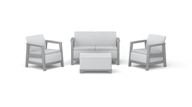 Scandi Linea 2-zits Loungebank  -