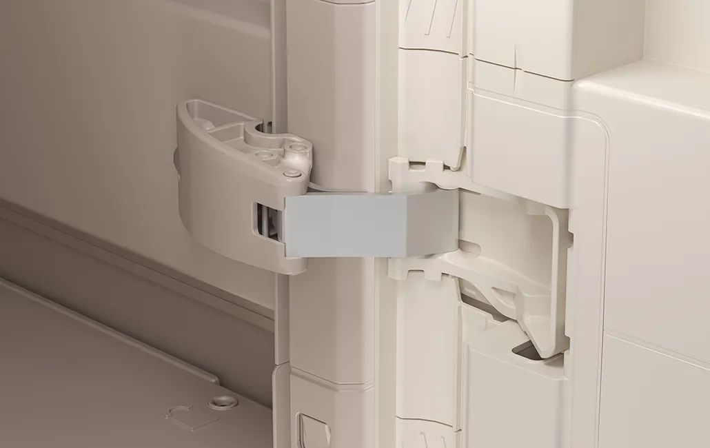 Armario bajo de exterior Groove - 98x45x80cm. - Beige