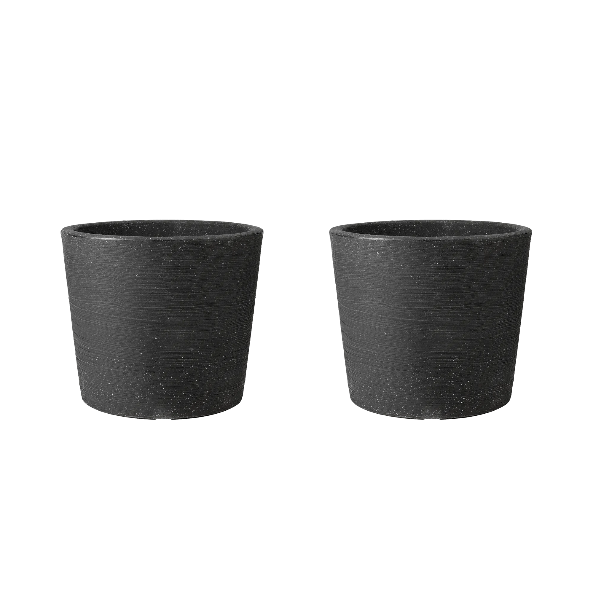 Varese Low Planter 40cm Set of 2 - Granite