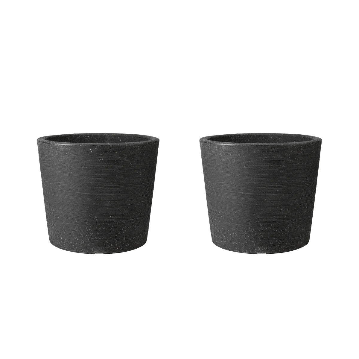 Varese Low Planter 40cm Set of 2 - Granite