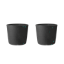 Varese Low Planter 40cm Set of 2 - Granite