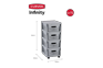 Infinity Dots Ladesysteem 4x11L - Grijs