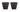 Piazza Square Planter 40cm Set of 2 - Granite