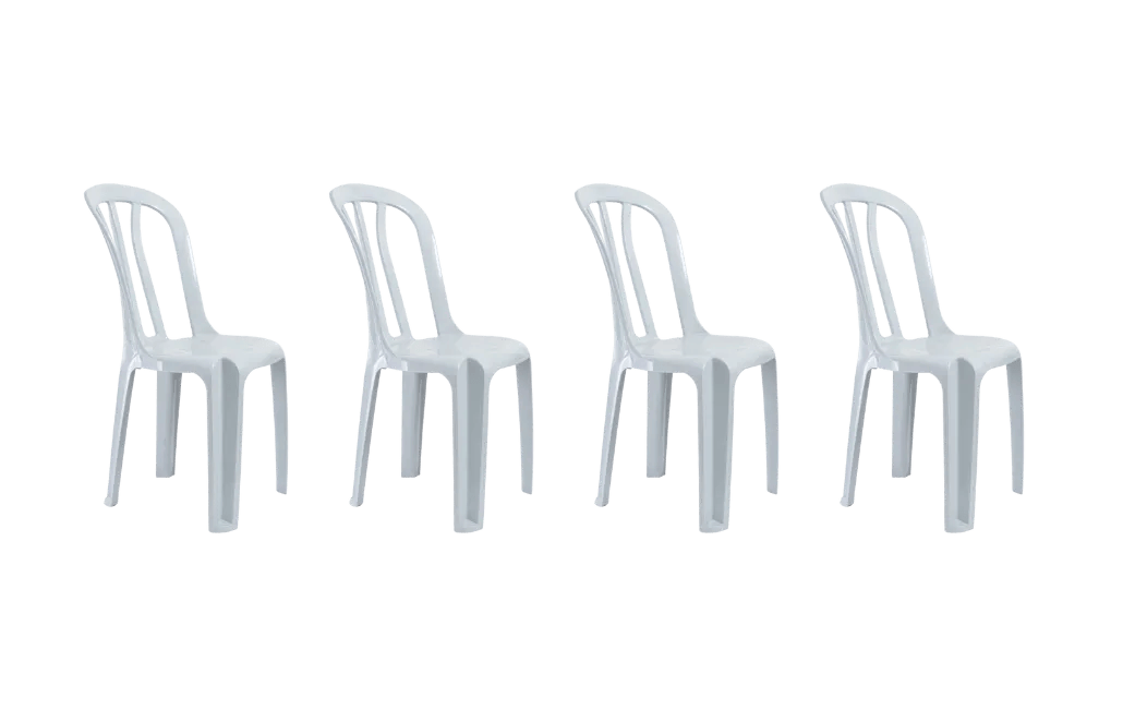 4 כיסאות קלאב - גרניט