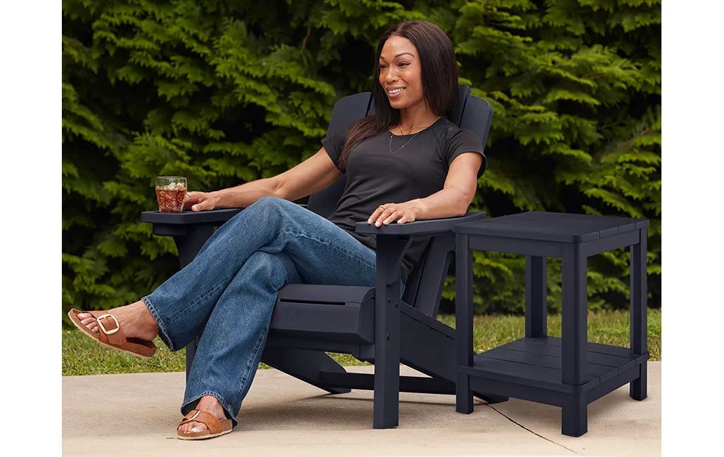 Chaise Adirondack d’extérieur Kiawah Bleue – Keter Canada