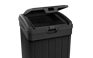 Baltimore Black Outdoor Trash Can - Keter US