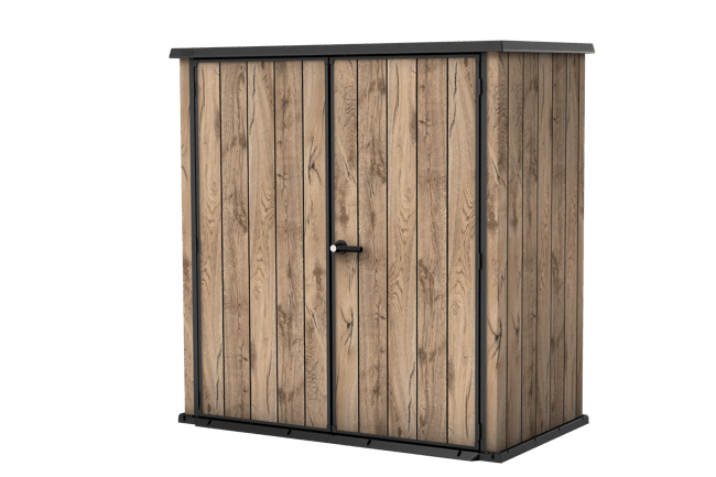 Signature Pine-look XL Outdoor Vertical Storage Shed - Keter US