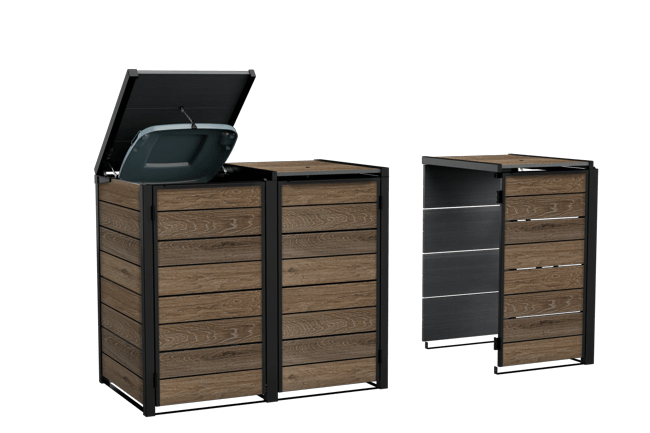 Hide Away Extensie - 1x240L - Walnut