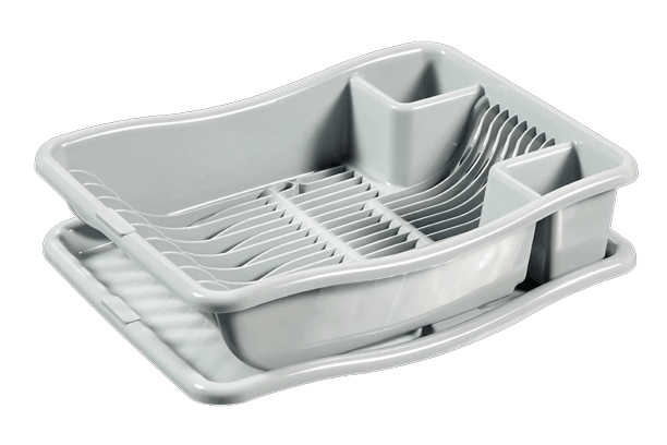 Afdruiprek met Plateau S - Grijs - Keuken en koken