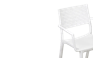 כיסא מטליין - לבן