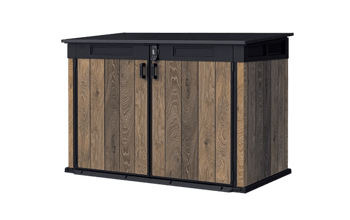 Signature Horizontal Storage Shed - Walnut Brown - Small Sheds