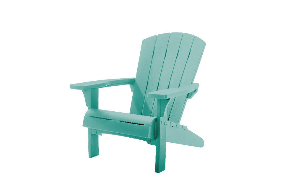 Lot de 2 fauteuils Adirondack Troy - Turquoise