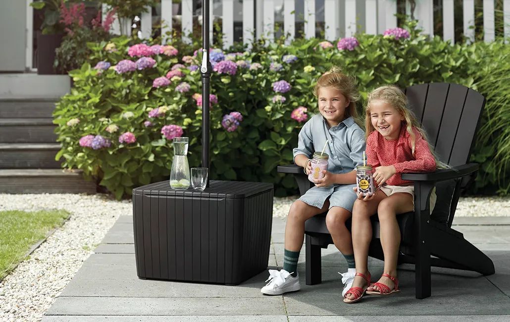 Troy Adirondack Gartenstuhl – 81x80x96,5 cm - Graphit