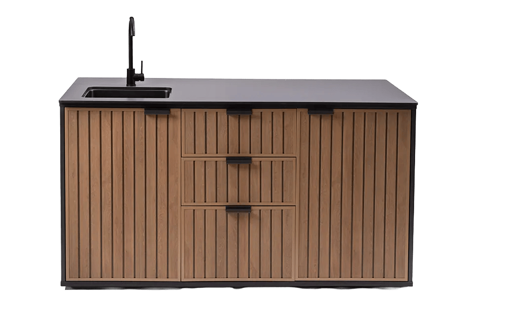 Compacte Buitenkeuken - 72,1x167,9x94 cm  - Venetian Bruin
