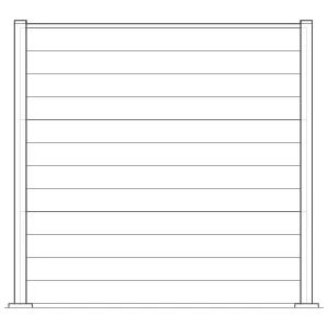 Post Kit 180cm - Grey