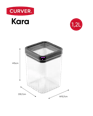Kara Voorraadbus 1,2L - Antraciet