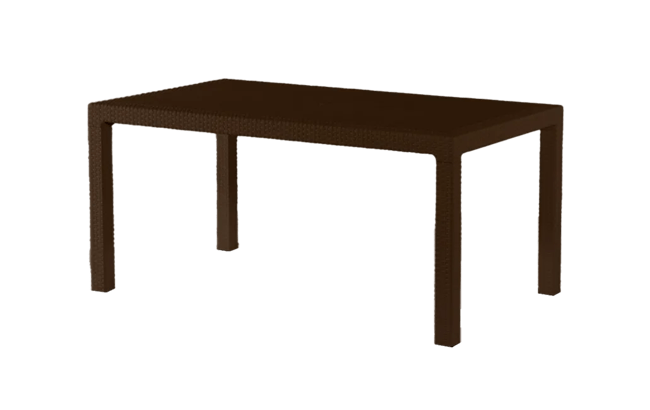 פינת אוכל באלי- שולחן ו 4 כיסאות - חום