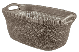 Knit Wasmand 40L - Bruin - Wasmanden