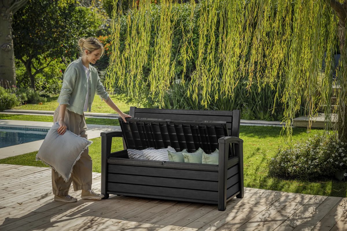 Keter Hudson 60 Gallon Outdoor Storage Bench - Canada