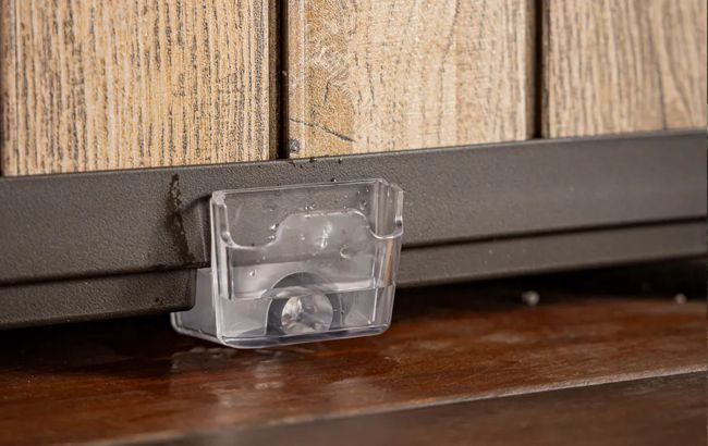 עציץ דקו מרובע - דמוי עץ בגווני חום