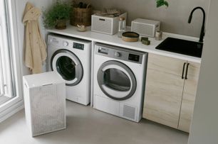 Kaya Wasmand 60L - Wit - Wasmanden