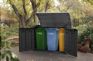 Store-It-Out Ultra Aufbewahrungsbox - 2000L - Dunkelgrau