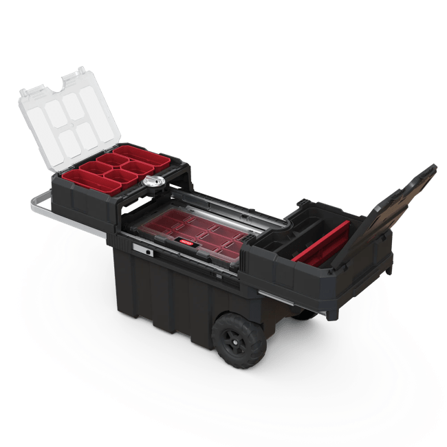 Masterloader Rolling Tool Box with Cantilever Organizer - Keter US