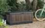 92 Gallon Deck Box Signature Storage Box Walnut Brown - Keter US