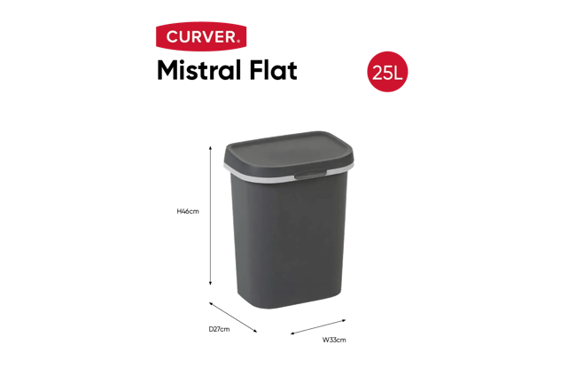 פח מיסטרל שטוח 25 ליטר - 