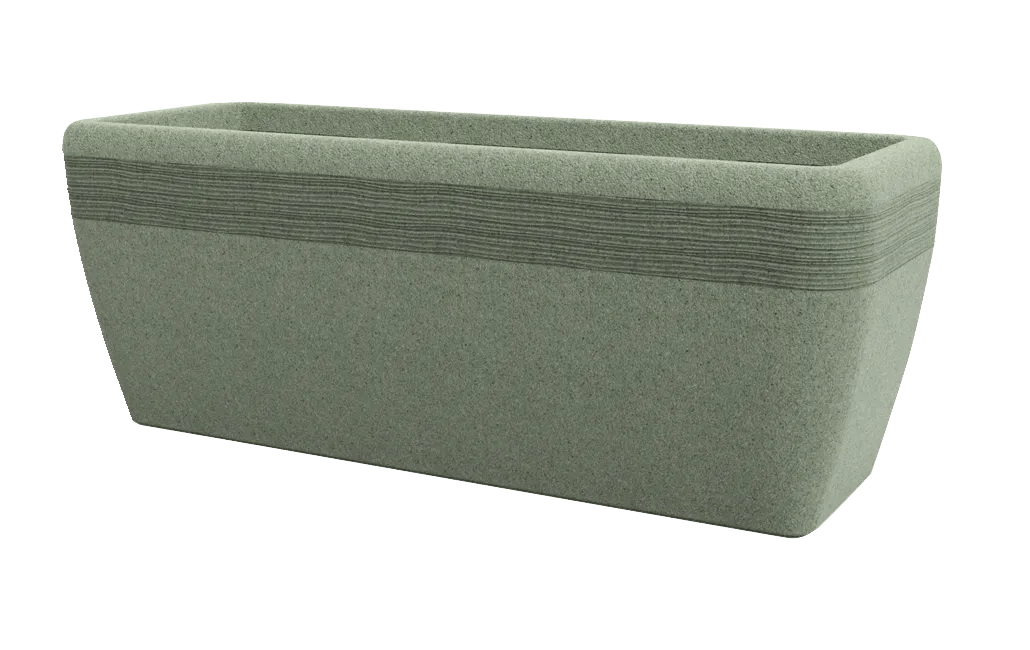 אדנית גליל מלבנית - ירוק