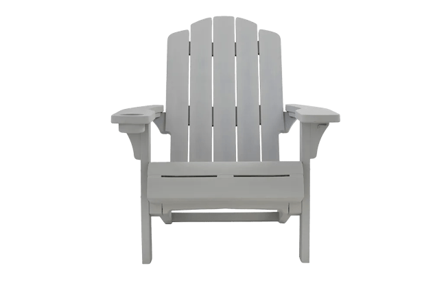 Kiawah Gray Outdoor Adirondack Chair - Keter US