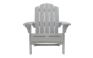 Kiawah Gray Outdoor Adirondack Chair - Keter US