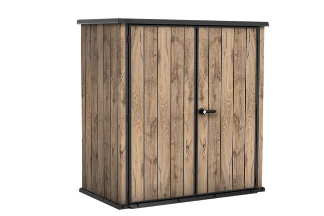 Signature Pine-look XL Outdoor Vertical Storage Shed - Keter US