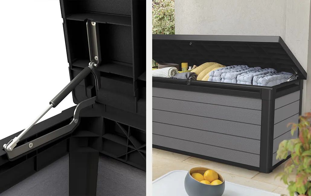 Premier Gray 150 Gallon Storage Deck Box - Keter US
