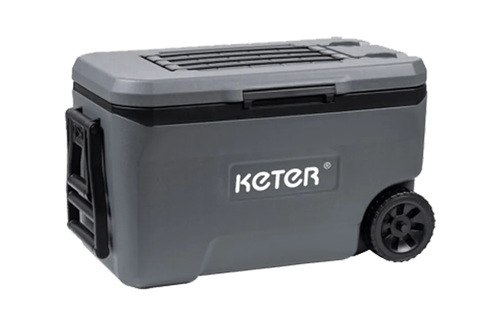 צידנית על גלגלים 47 ליטר - אפור גרפיט