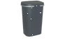 Mistral Flat Afvalbak 50L - Antraciet