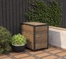 Hide Away 96 Gallon Single Trash Can Shed - Brown - Keter US