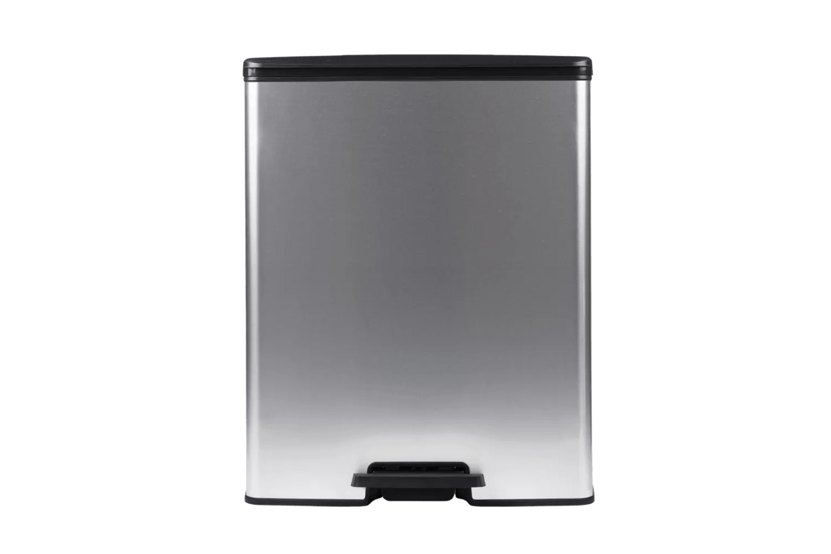 Decobin Prullenbak 65L - Zilver