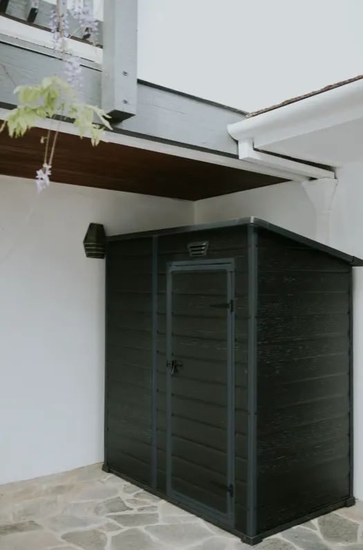Essential 64 tuinhuis - 184x112x195cm - Antraciet