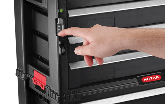 Servante d'atelier 5 tiroirs - Noir